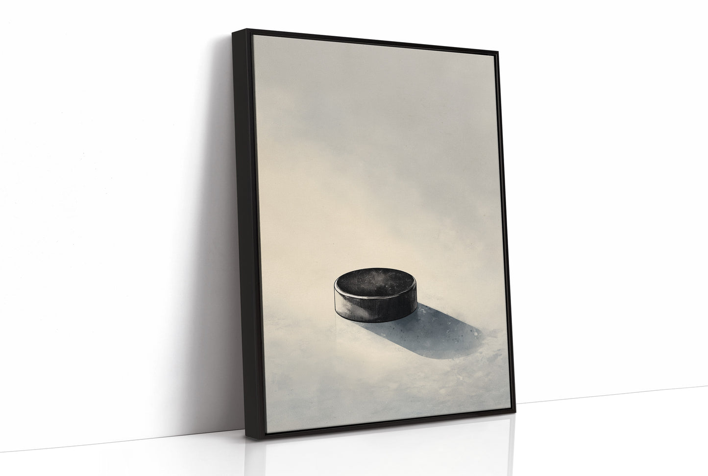 Solitary Puck: Meditation on Ice