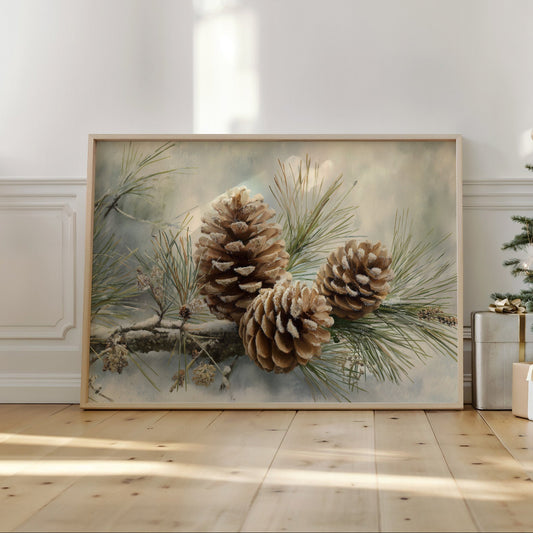 Winter Pinecones Share Gentle Stories