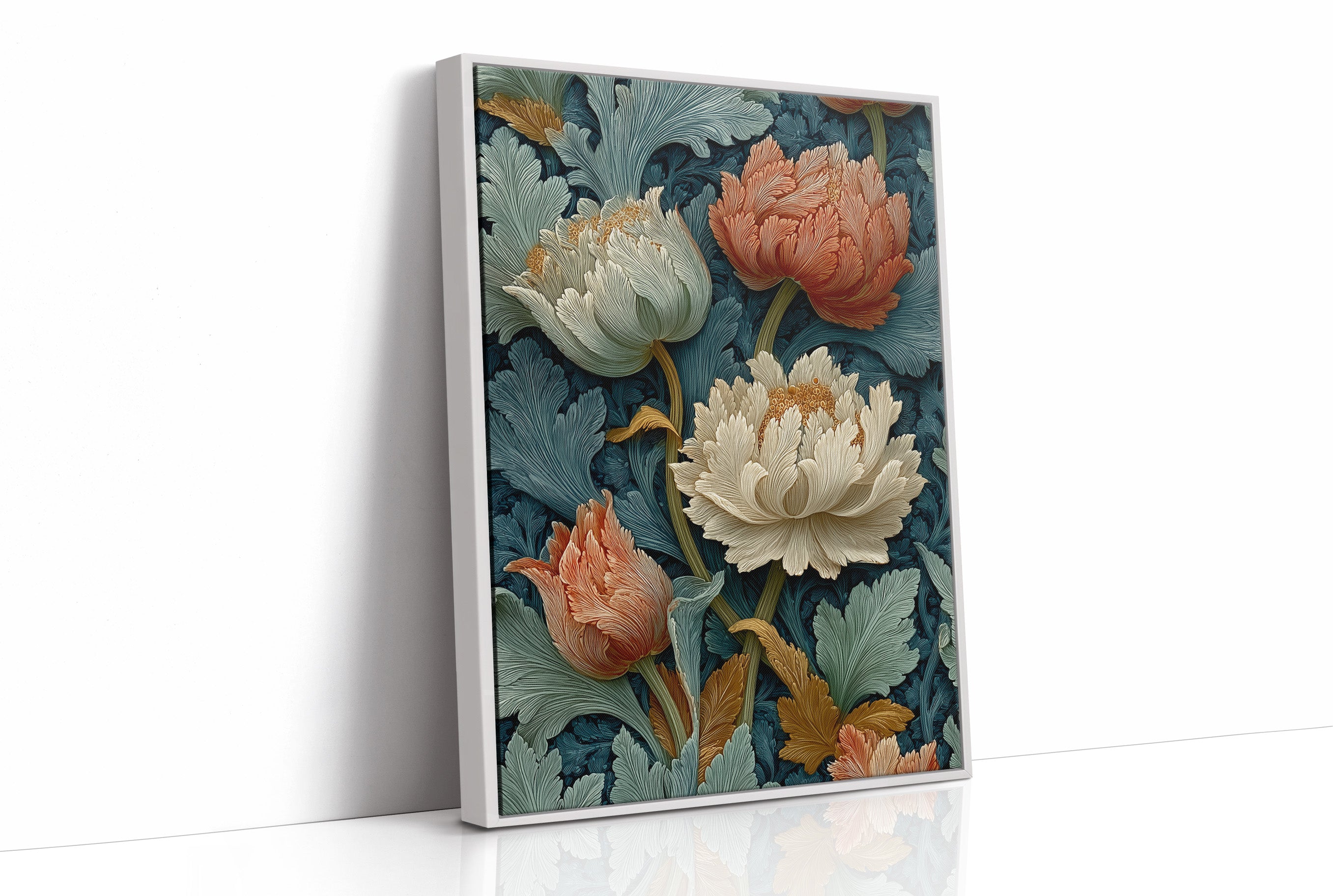 Peonies in the Old Pattern