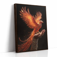 Phoenix Rising From Open Palms