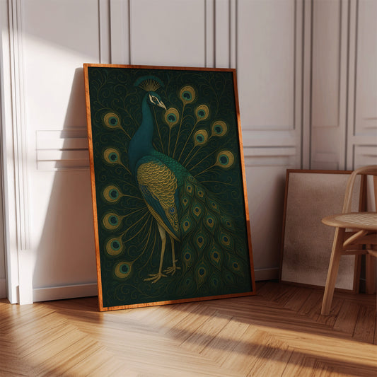 Regal Silence of the Golden Peacock