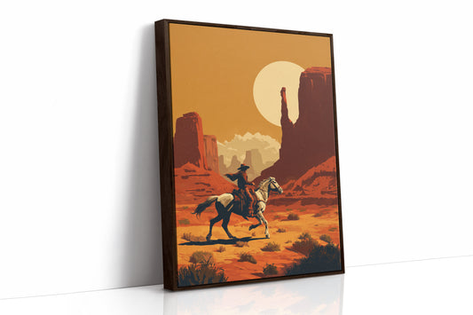 Lone Rider Chases Desert Gold