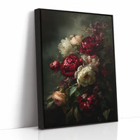 Velvet Blooms Against Midnight Walls