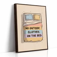 Bedroom Rules in Pastel Stripes