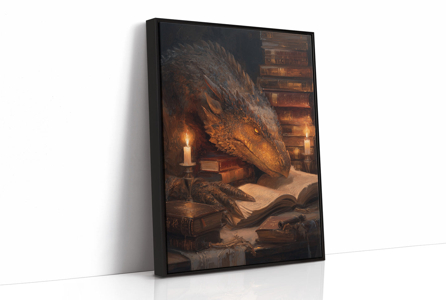 Ancient Scholar With Amber Eyes
