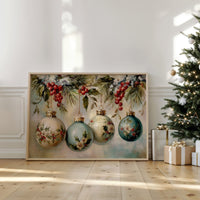 Vintage Ornaments Paint December's Story