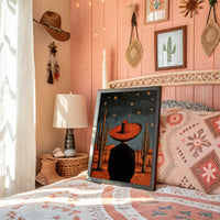 Saguaros Count Stars After Sunset