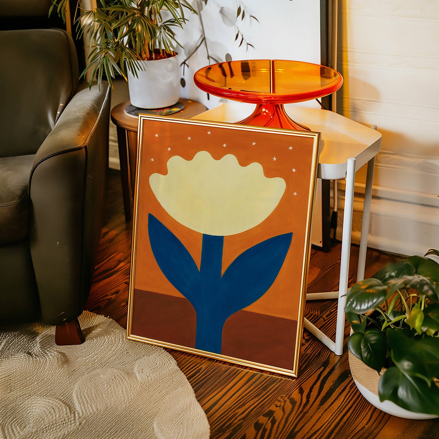 Moonlit Tulip Reaches For Stars