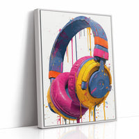 Headphones Dripping in Color