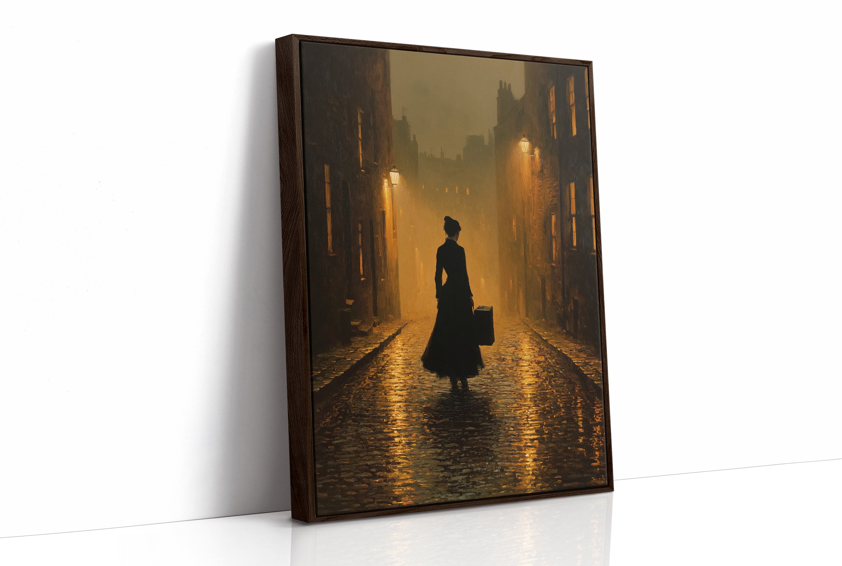 Cobblestone Journey By Gaslight