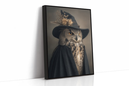 Midnight Sage With Amber Eyes