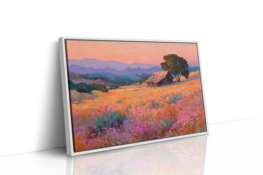 Sunset Over Fields of Gold
