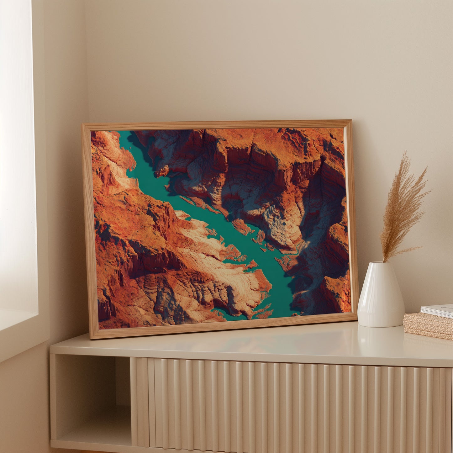 Turquoise Rivers Carve Ancient Stone