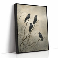 Ravens Hold The Barren Branch