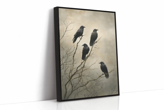 Ravens Hold The Barren Branch
