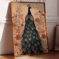 Antique Elegance with Scarlet Bloom
