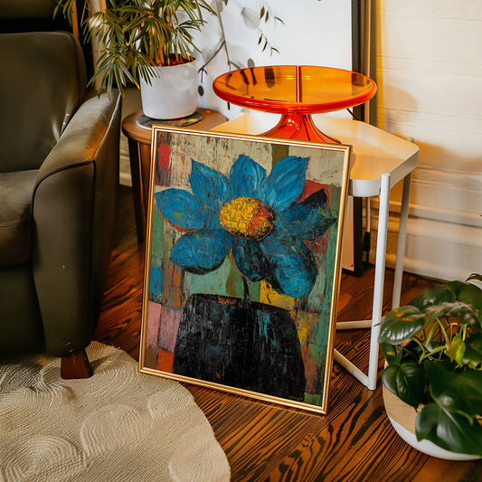 Blue Petals Paint Their Story