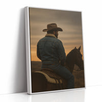 Cowboy at Dusk