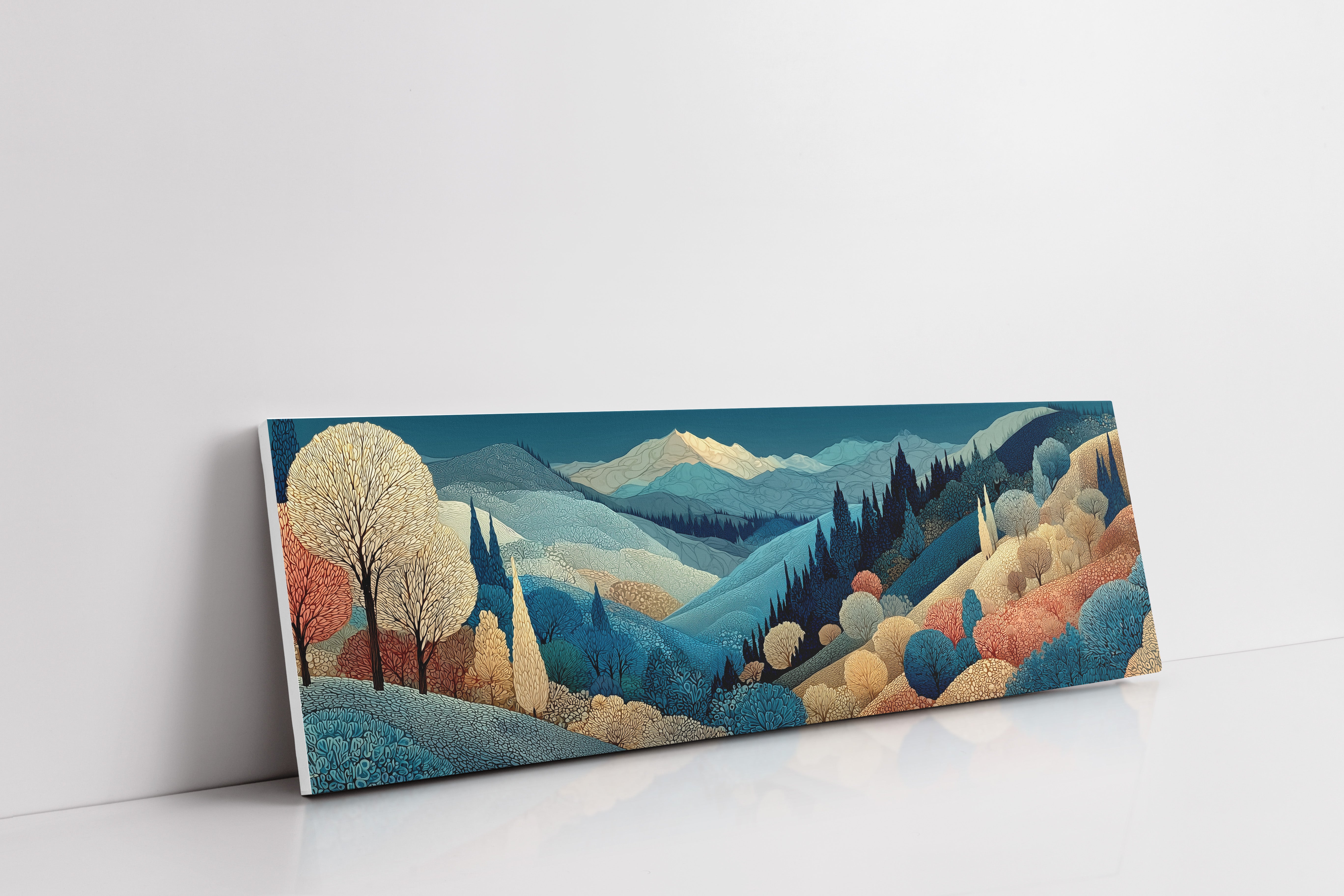 Quiet Valleys Beneath Distant Peaks