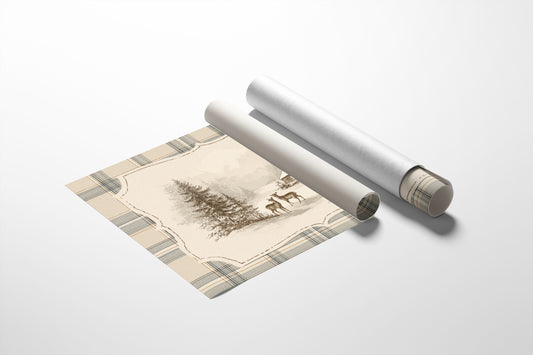 Quiet Visitors at the Winter Cabin