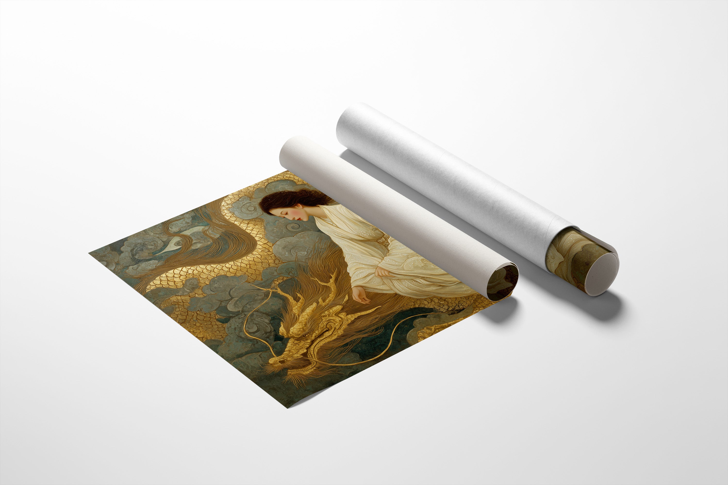 Dragon Tales In Morning Gold