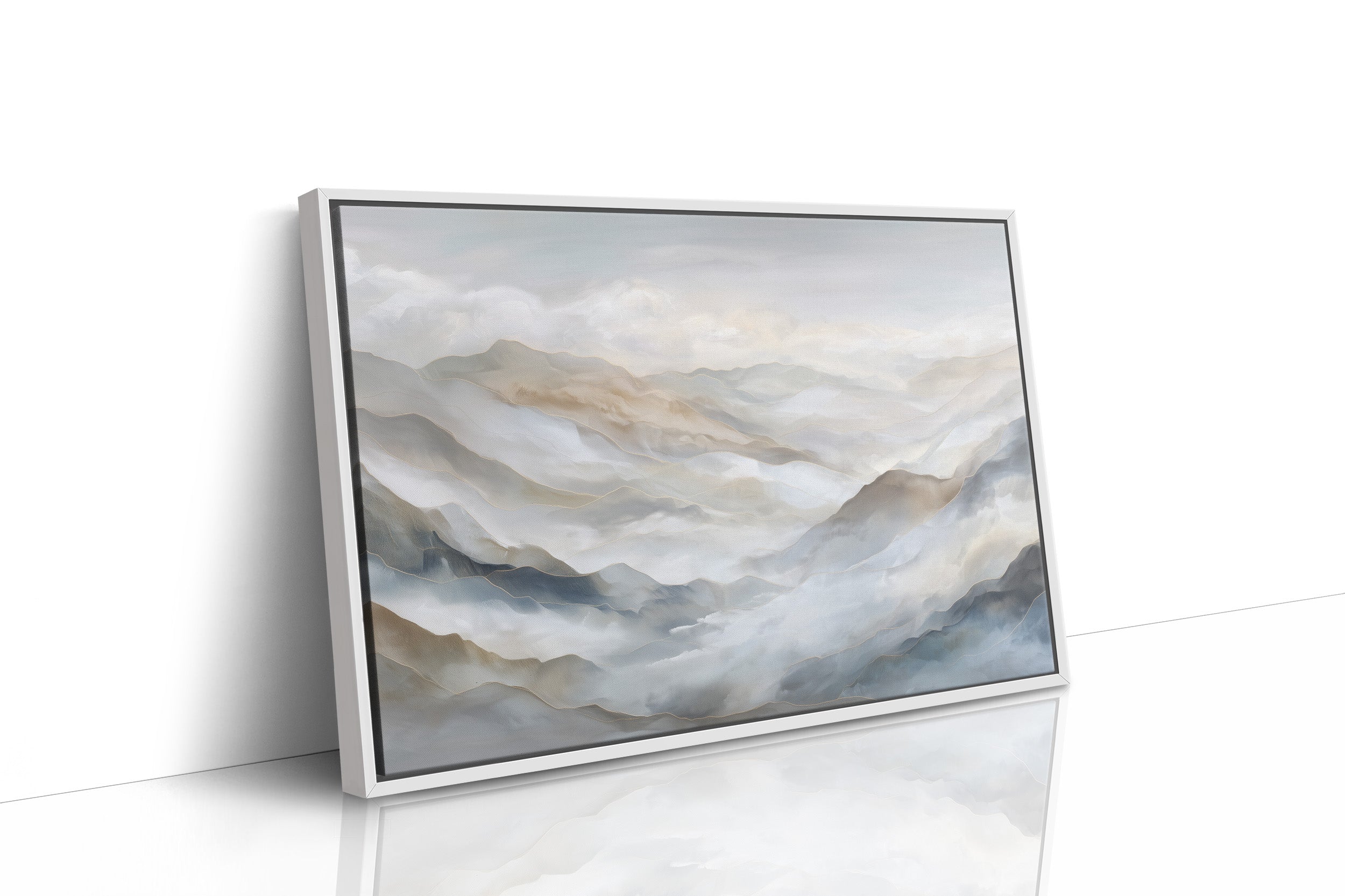 Morning Mist Dances Between Mountains
