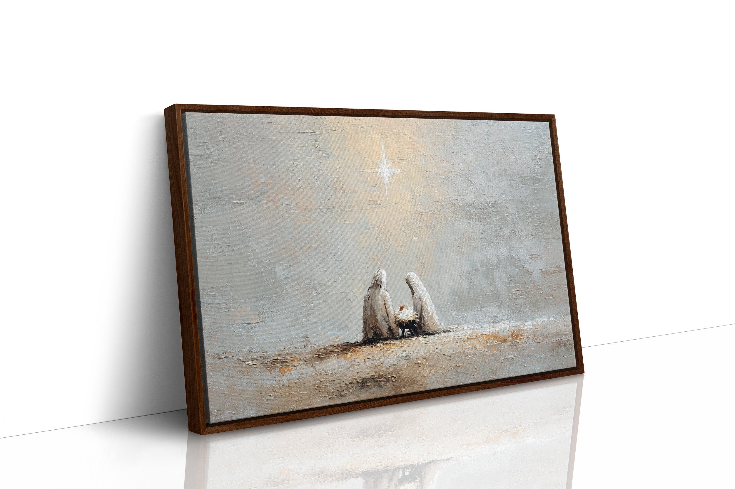 The Holy Family at the Manger