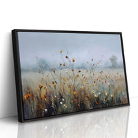 Wildflowers in the Morning Mist