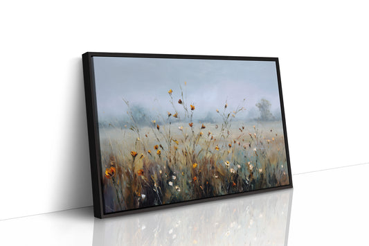 Wildflowers in the Morning Mist