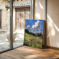 Pathway Through Blooming Meadows