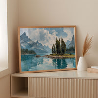 Alpine Waters Mirror Mountain Dreams