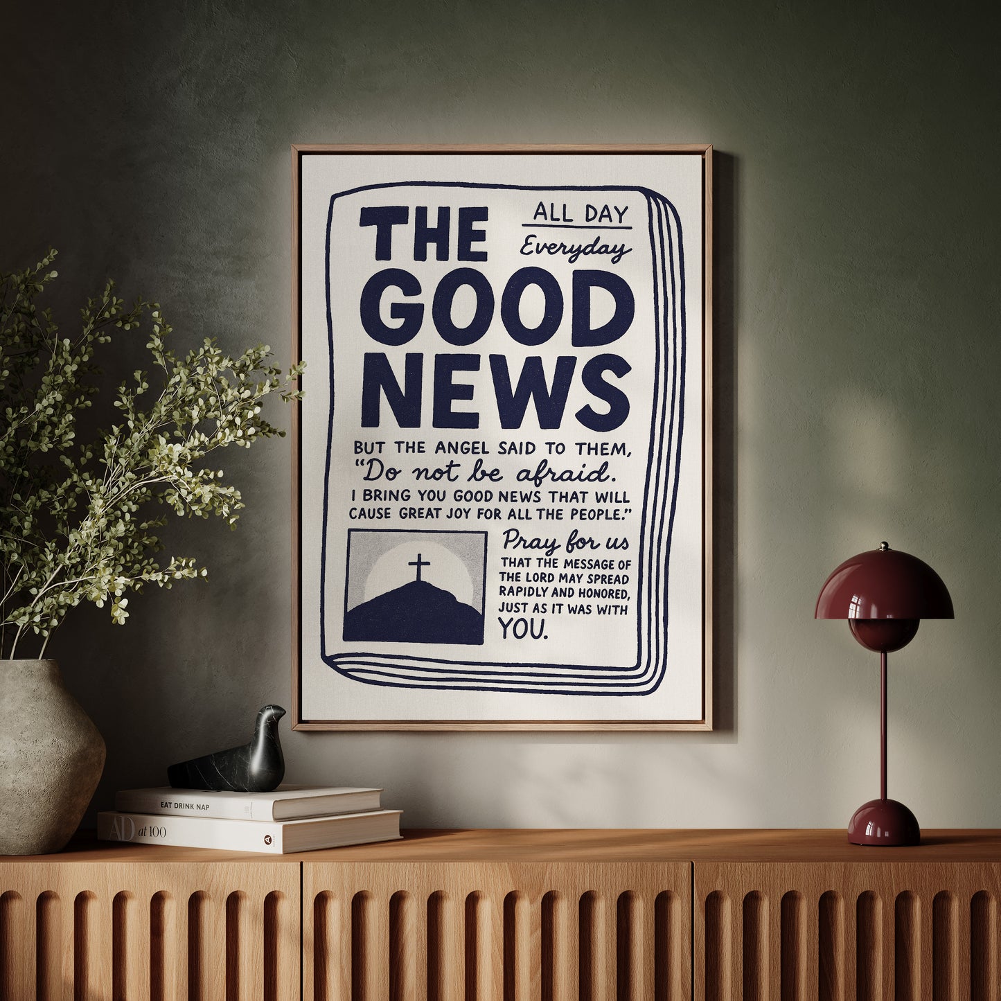 The Good News Everyday Scripture Print