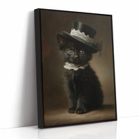 Victorian Feline In Top Hat