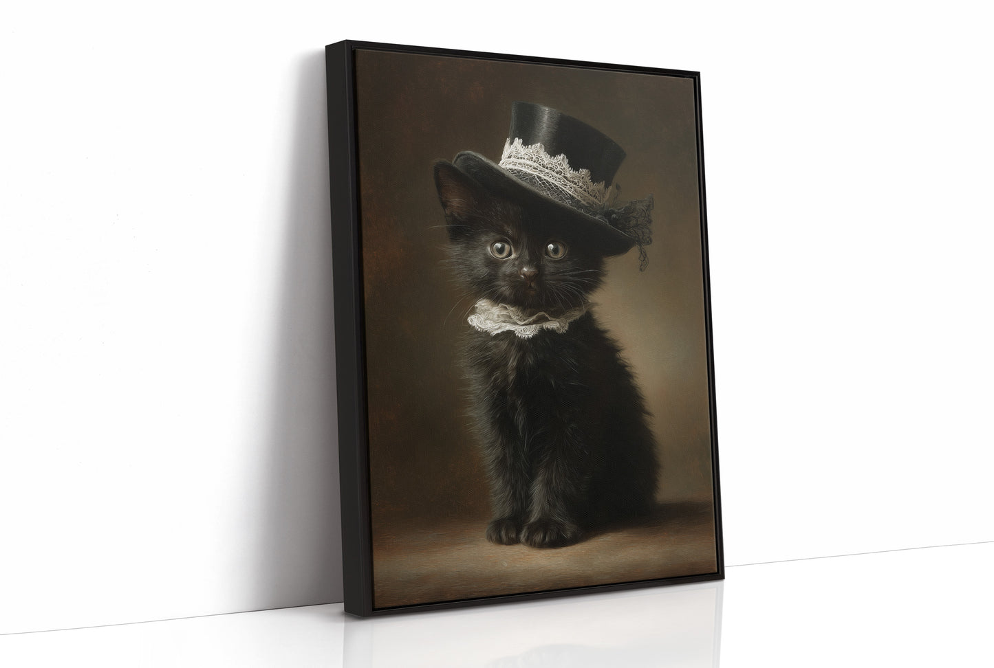 Victorian Feline In Top Hat
