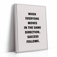 Success Follows Unified Direction