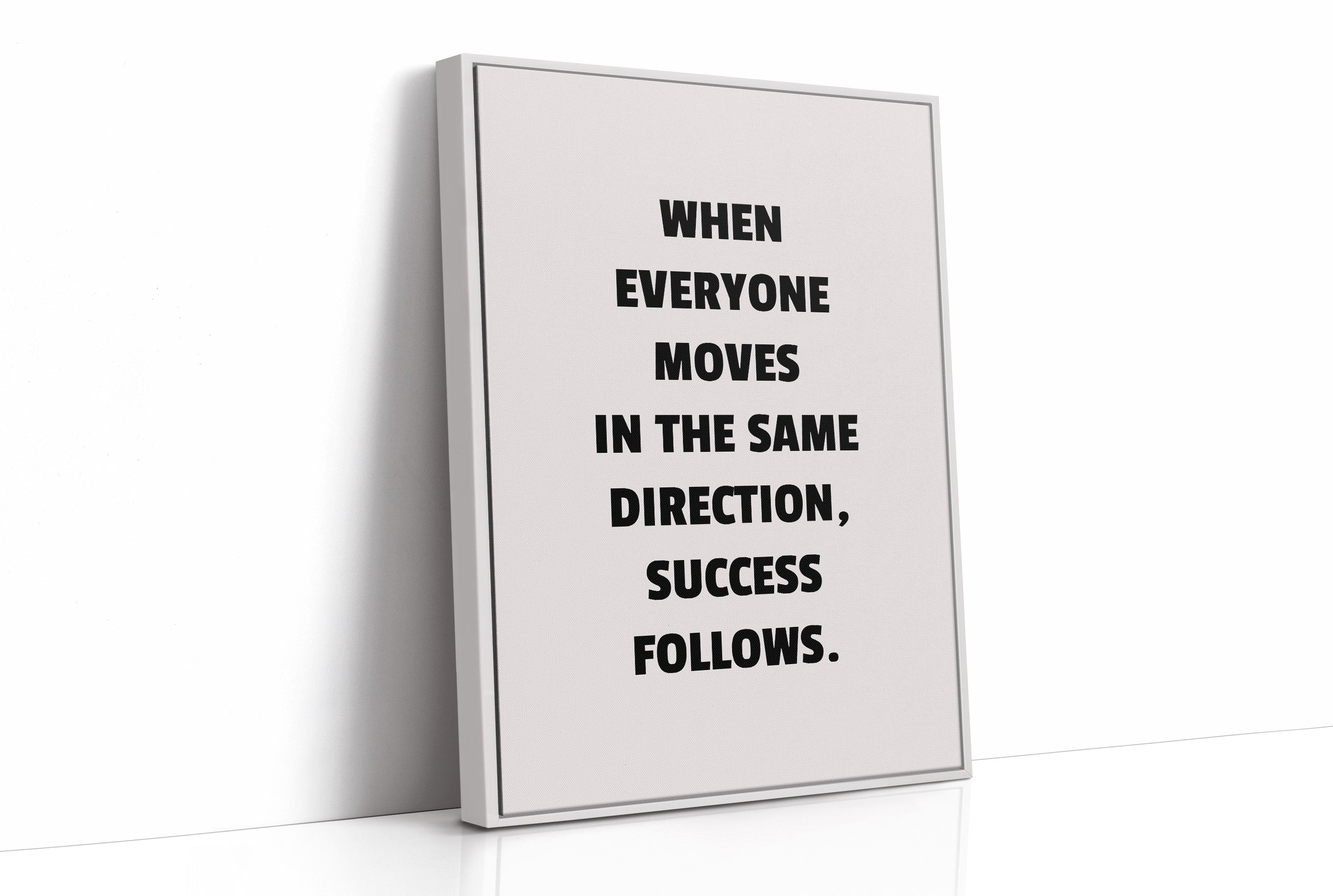 Success Follows Unified Direction