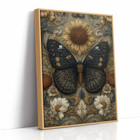 Dark Wings on a Golden Garden