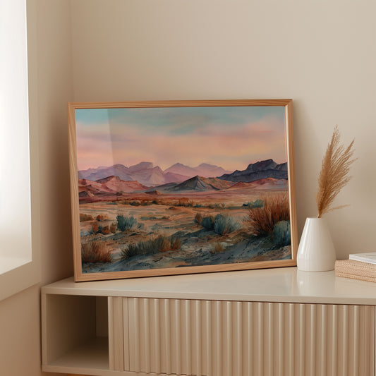 Dawn Paints The Desert's Wild Heart