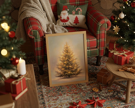 Evergreen Tales In Golden Mist