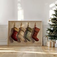 Stockings Frame December's Gentle Light
