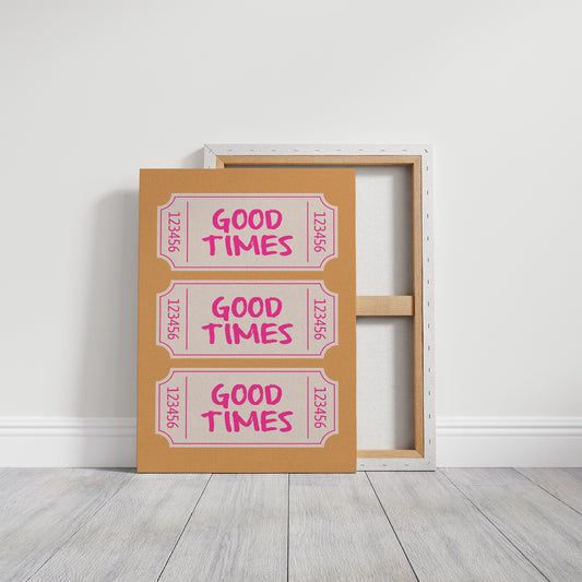 Good Times Ticket Wall Art