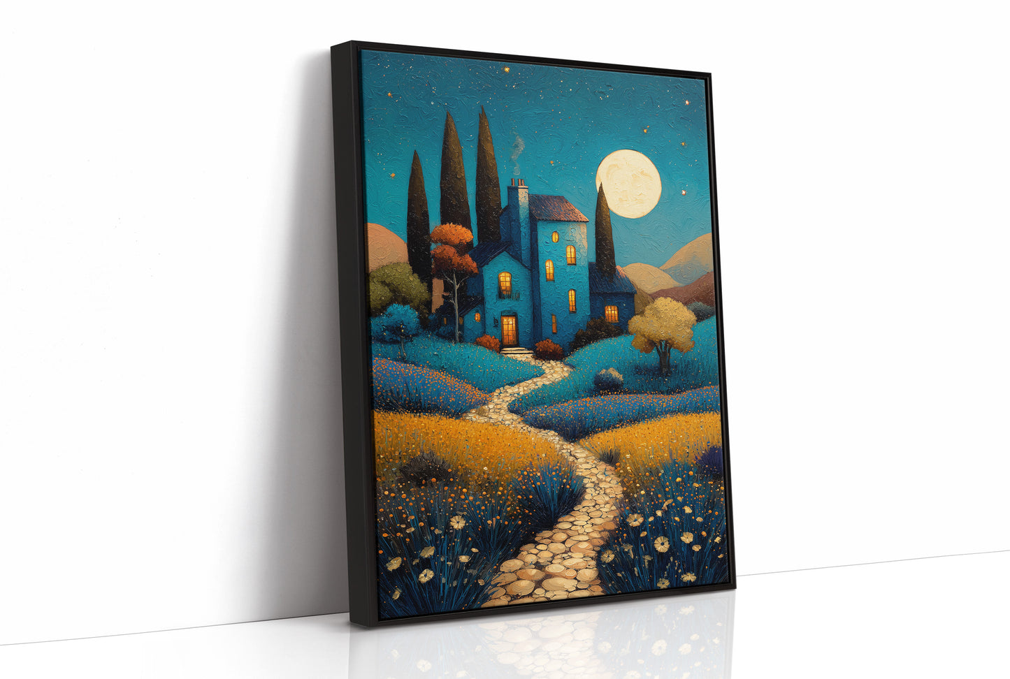 Moonlit Path To Tuscan Dreams