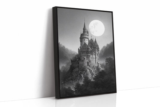Castle Beneath Midnight's Glow