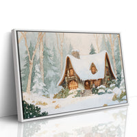 Cottage Beneath a Winter Veil