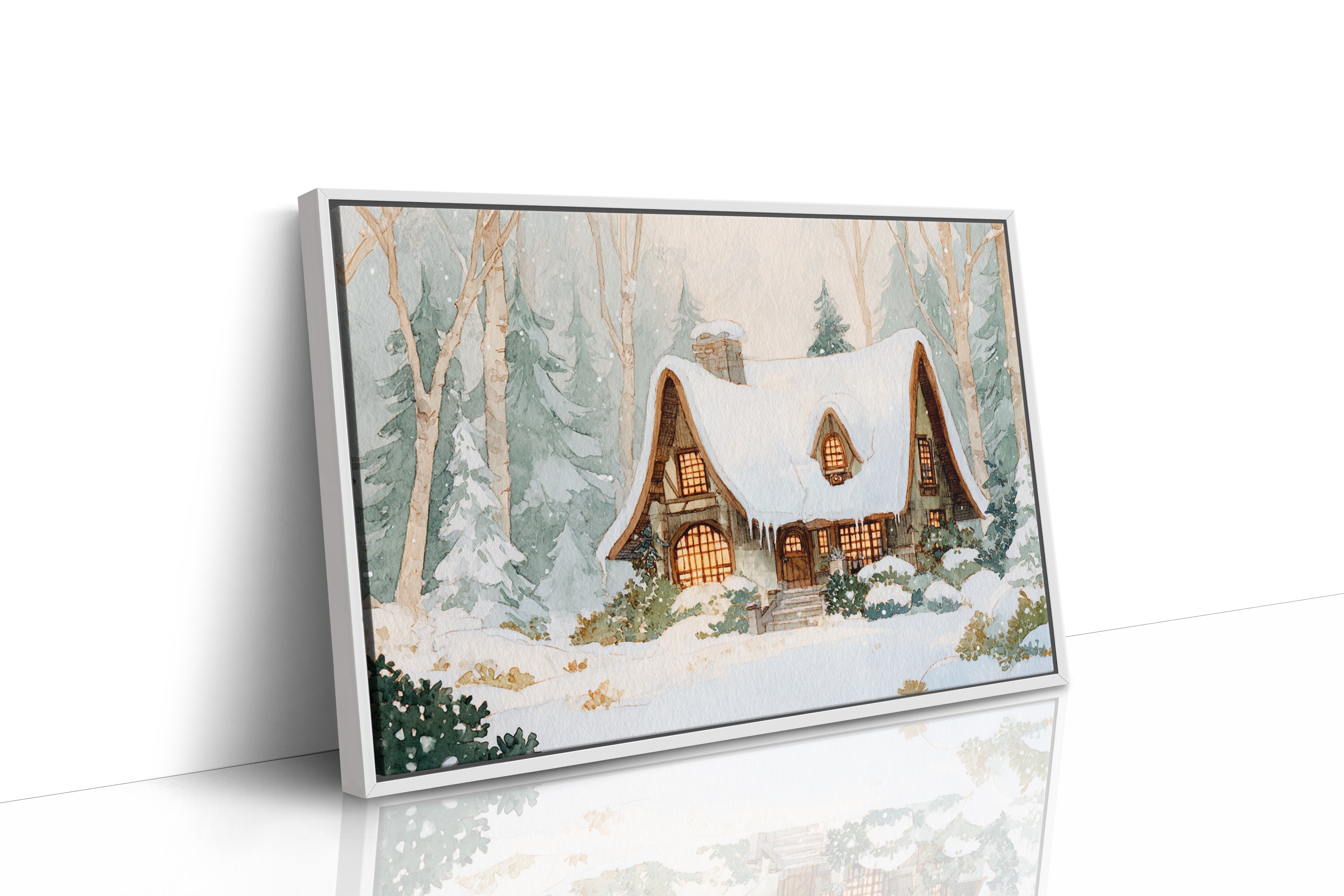 Cottage Beneath a Winter Veil