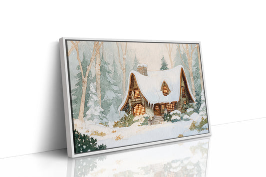 Cottage Beneath a Winter Veil