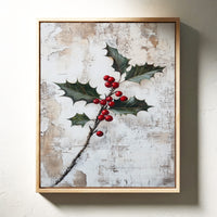 Berries Against Winter's Canvas