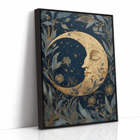 Midnight Blooms Around Lunar Face