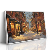 Beneath Twinkling Winter Lights
