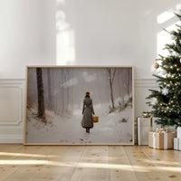 Winter Path Leads To Mystery